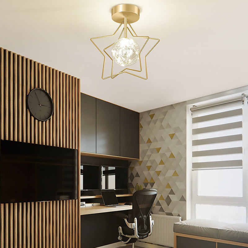 Star Ceiling Light, Modern Ceiling Light, Foyer Ceiling Light