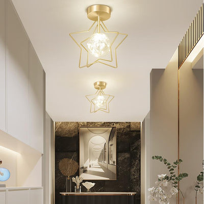 Star Ceiling Light, Modern Ceiling Light, Foyer Ceiling Light