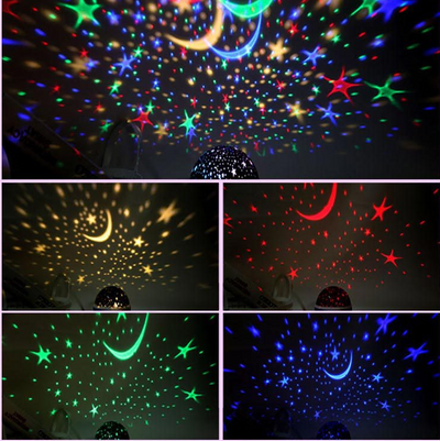 Star Projector, Ball Night Light, Mood Night Light With Multicolour