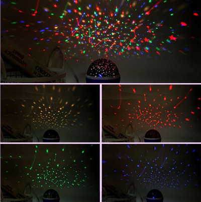 Star Projector, Ball Night Light, Mood Night Light With Multicolour