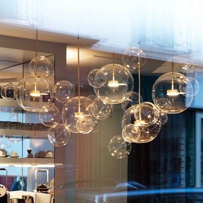 Store Commercial Glass Bubble Light, 
Bubble Pendant Light for Restaurant