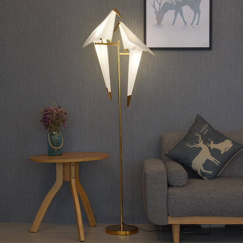 Thousand Paper Cranes Modern Floor Lamp, Bedroom Light, Dining Room Light