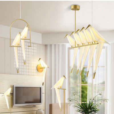 Thousand Paper Cranes Pendant Light, Dining Room Light, Living Light