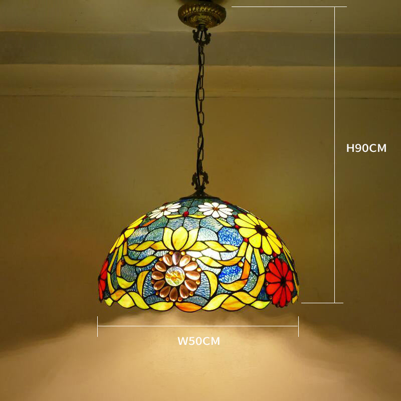 Tiffany Lamp, Glass Pendant Light, Bedroom Light