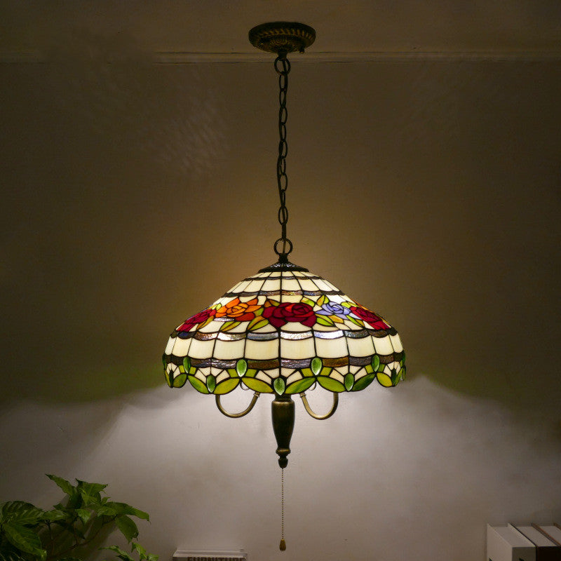 Tiffany Lamp, Glass Pendant Light, Living Room Light