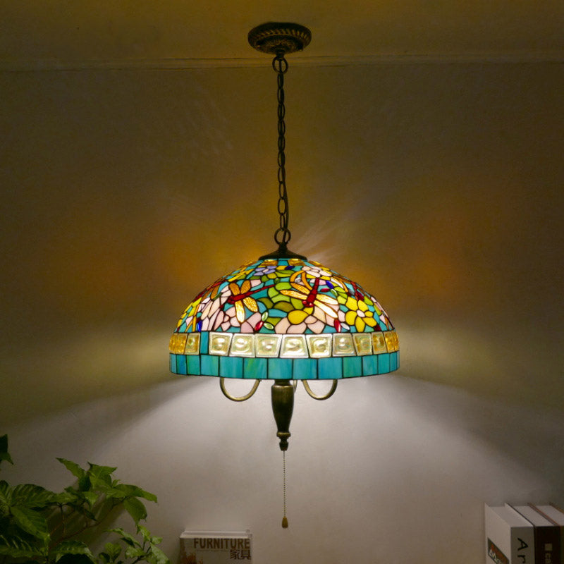 Tiffany Lamp, Glass Pendant Light, Living Room Light