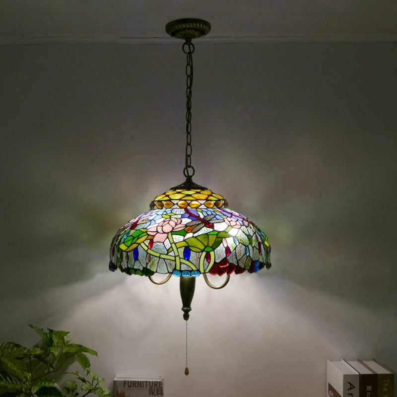 Tiffany Lamp, Glass Pendant Light, Living Room Light