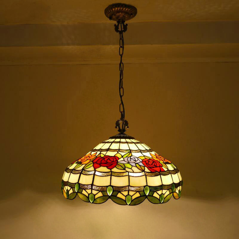 Tiffany Lamp, Glass Pendant Light, Reading Light