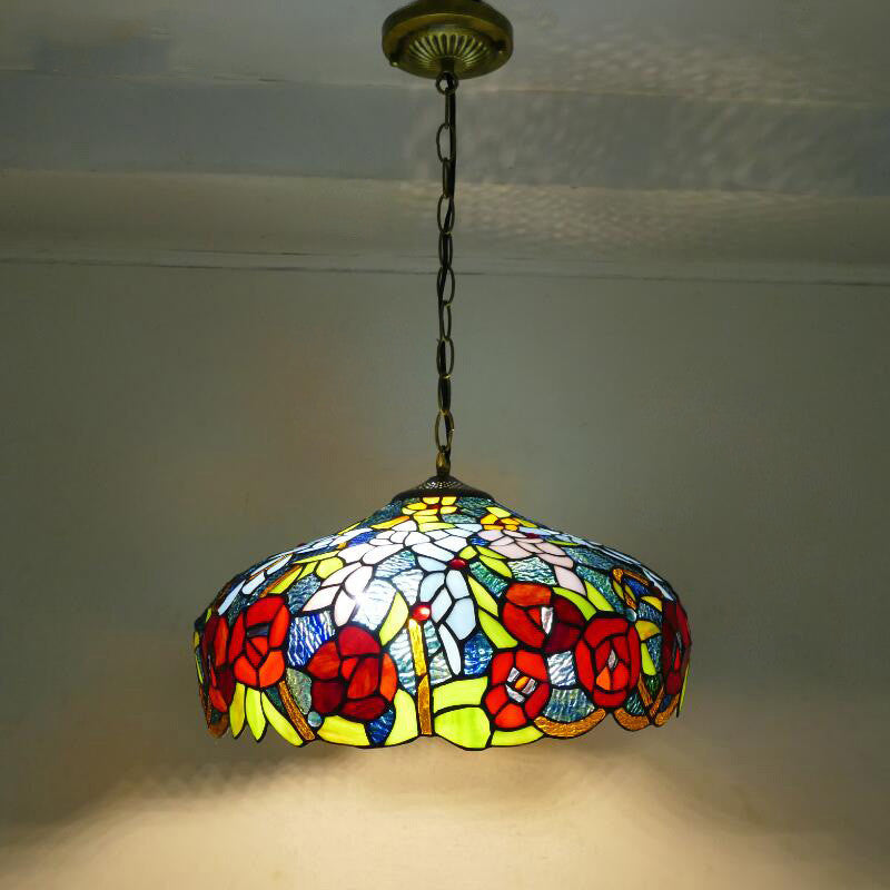 Tiffany Lamp, Glass Pendant Light, Reading Light