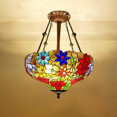 Tiffany Lamp, Glass Pendant Light, Reading Light