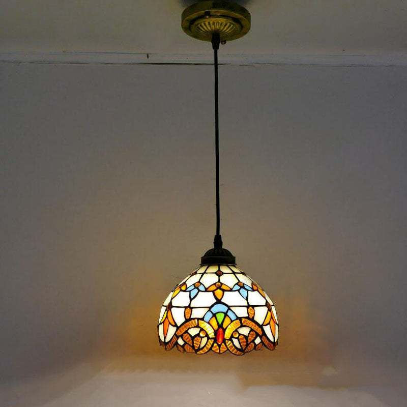 Tiffany Lamp, Retro Pendant Light, Bedroom Light