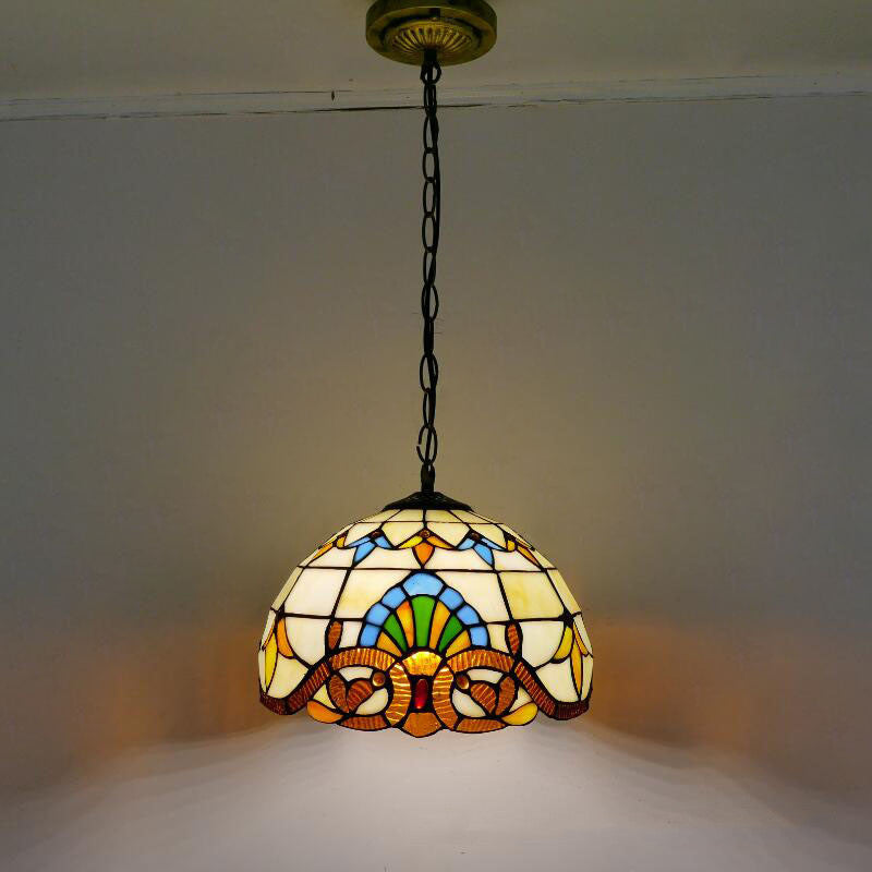 Tiffany Lamp, Retro Pendant Light, Bedroom Light