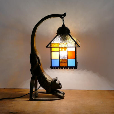 Tiffany Table Lamp, Retro Living Room Light, Bedroom Light