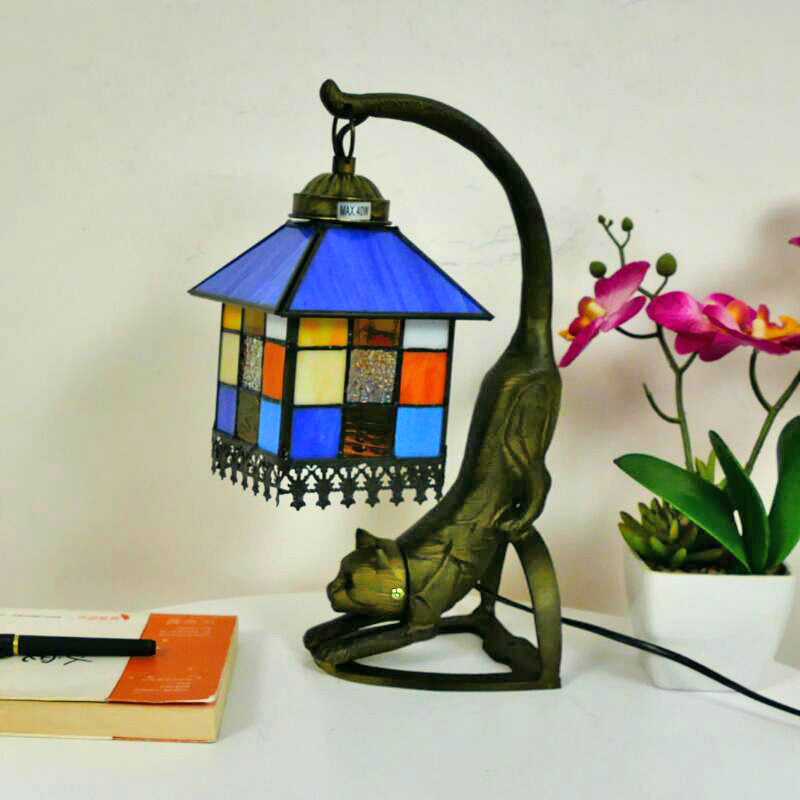 Tiffany Table Lamp, Retro Living Room Light, Bedroom Light