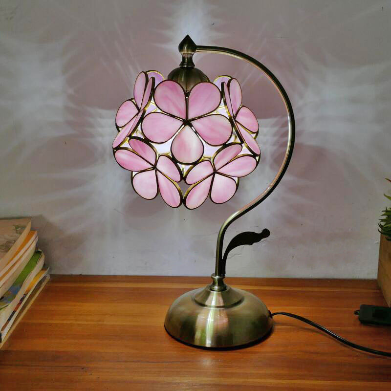 Tiffany Table Lamp, Retro Reading Light, Bedroom Light