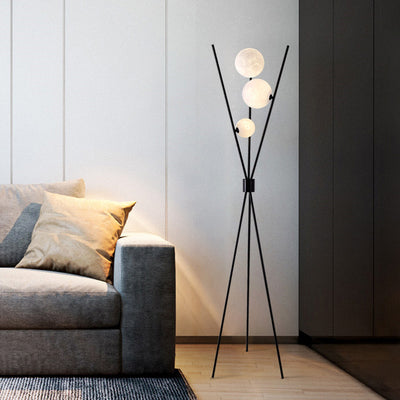 Tripod Floor Lamp, 3D Moon Floor Lamp, Floor Lamp for Living Room