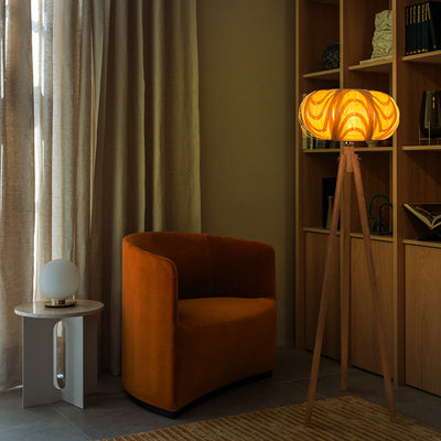 Tripod Floor Lamp, Rattan Living Room Light, Reading Light