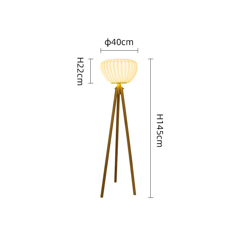 Tripod Floor Lamp, Rattan Living Room Light, Reading Light