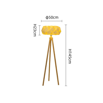 Tripod Floor Lamp, Rattan Living Room Light, Reading Light