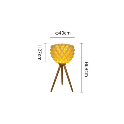 Tripod Floor Lamp, Rattan Living Room Light, Reading Light