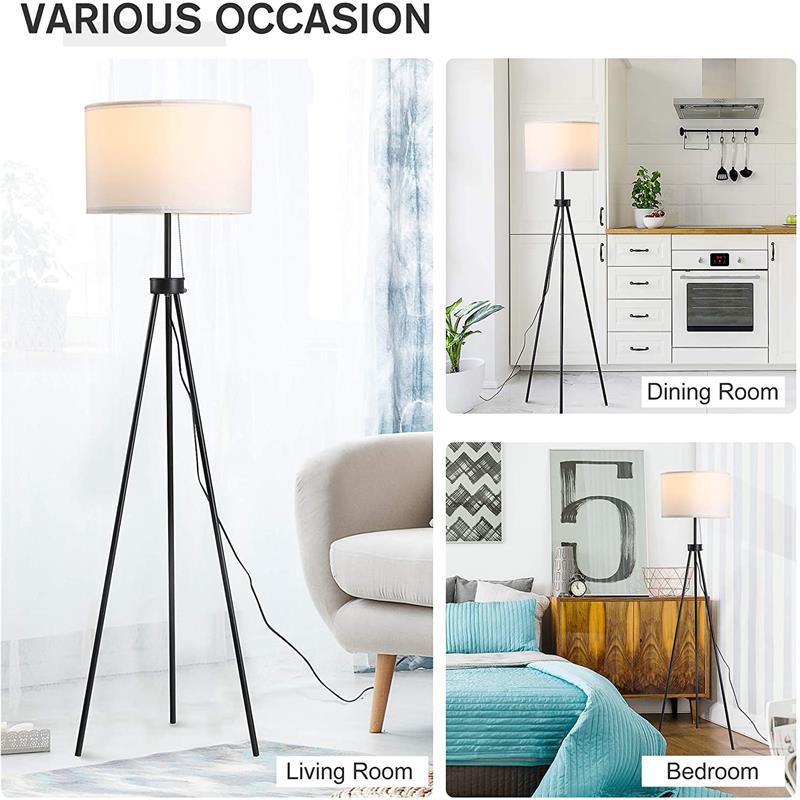 Tripod Floor Lamp for Living Room