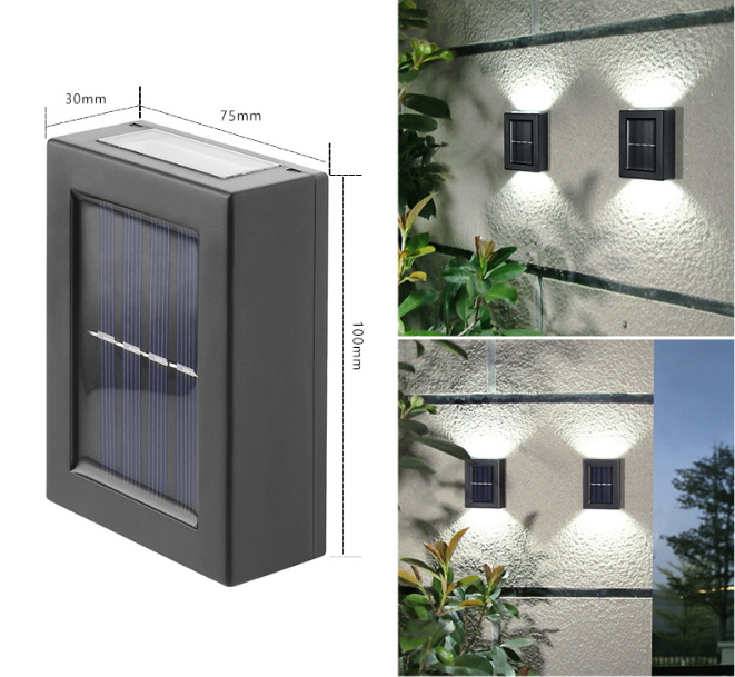 Up & Down Solar Wall Light - Set of 2