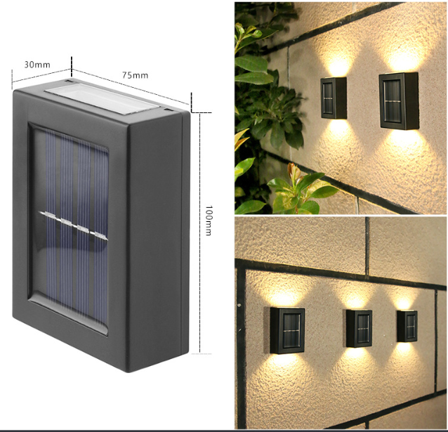 Up & Down Solar Wall Light - Set of 2