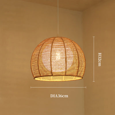 Vintage Rope Hanging Light, Pendant Light for Living Room