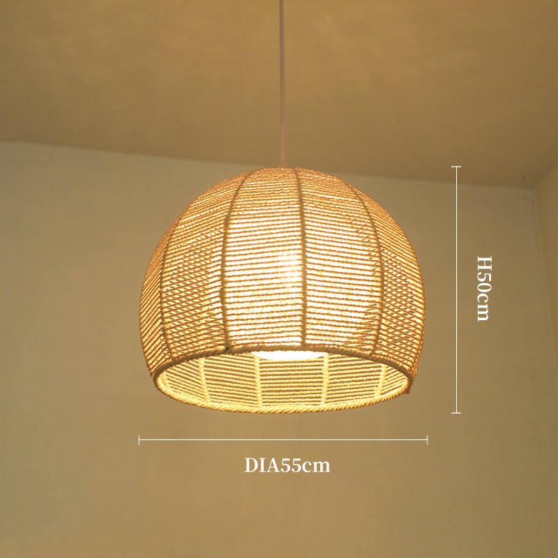 Vintage Rope Hanging Light, Pendant Light for Living Room