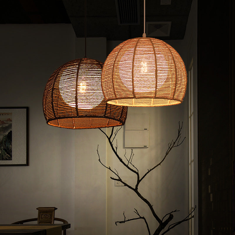 Vintage Rope Hanging Light, Pendant Light for Living Room