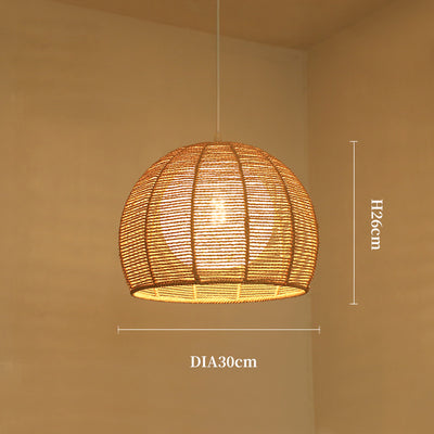 Vintage Rope Hanging Light, Pendant Light for Living Room