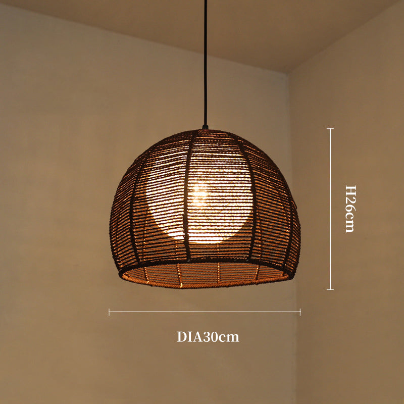 Vintage Rope Hanging Light, Pendant Light for Living Room