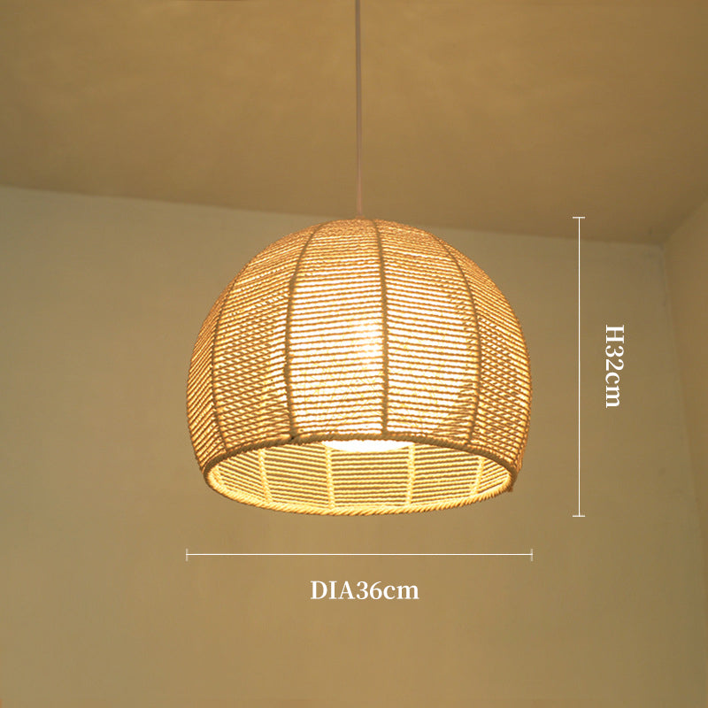 Vintage Rope Hanging Light, Pendant Light for Living Room