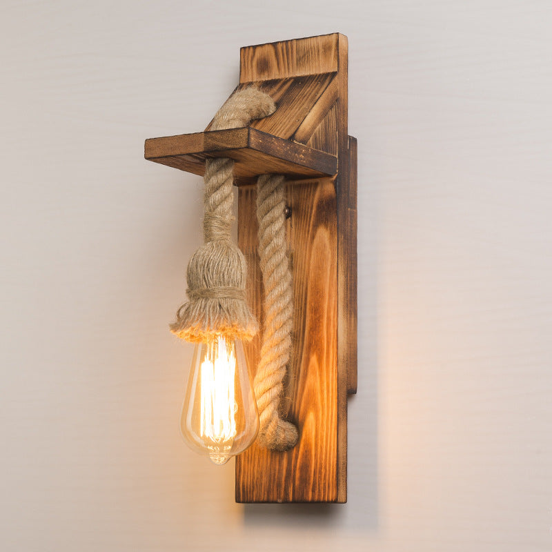 Vintage Rope Wall Light, Wall Light for Living Room