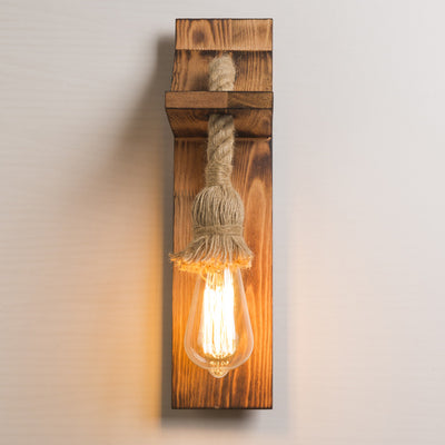 Vintage Rope Wall Light, Wall Light for Living Room