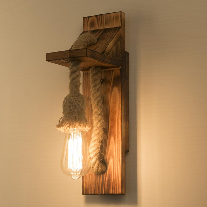 Vintage Rope Wall Light, Wall Light for Living Room