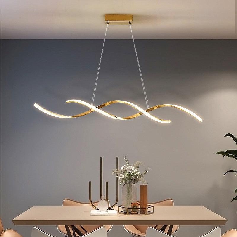 Wave Chandelier, Modern Pendant Light, Pendant for Dining Room