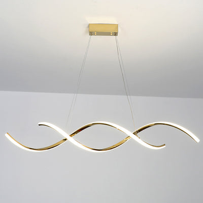 Wave Chandelier, Modern Pendant Light, Pendant for Dining Room