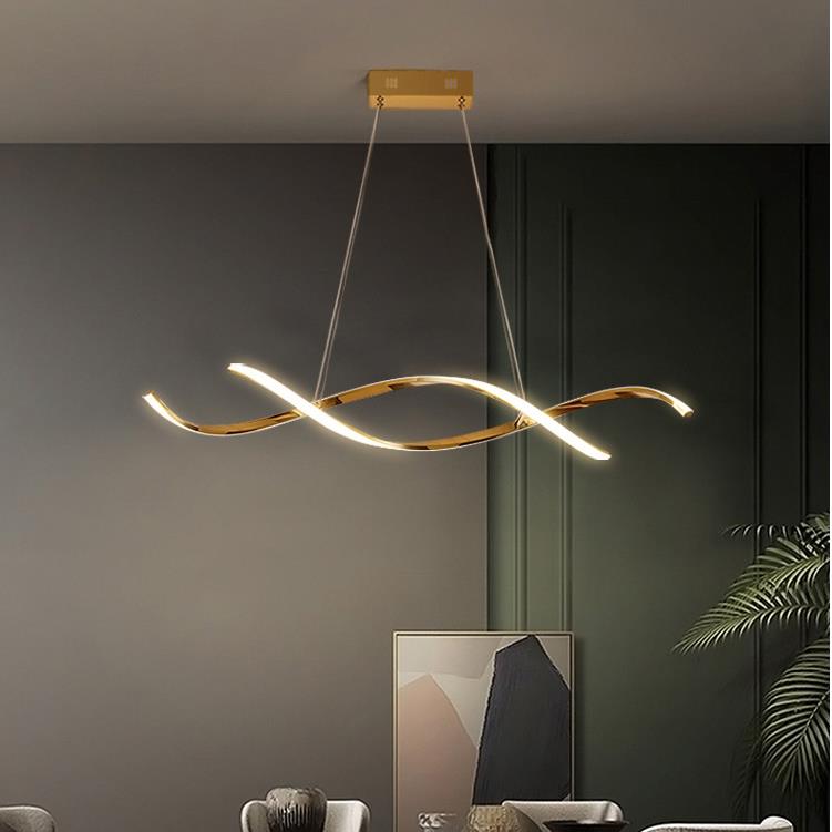 Wave Chandelier, Modern Pendant Light, Pendant for Dining Room