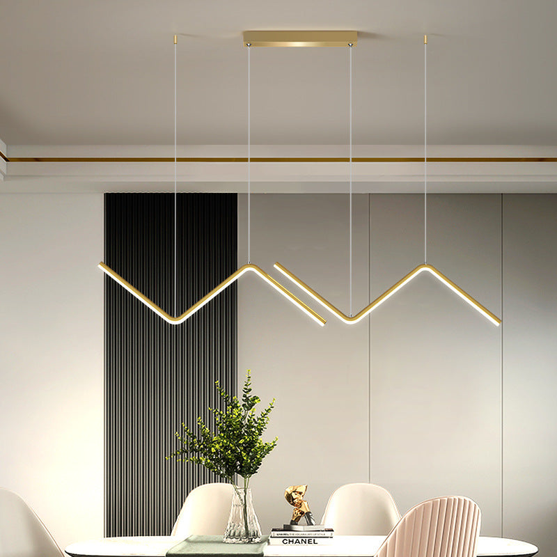 Wave Hanging Light, Modern Pendant Light, Pendant for Dining Room