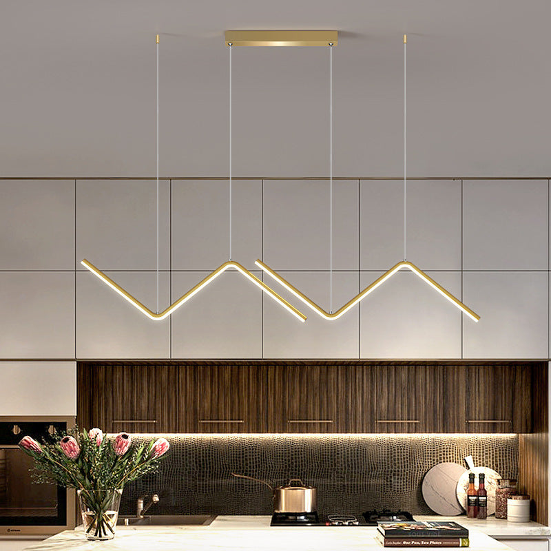 Wave Hanging Light, Modern Pendant Light, Pendant for Dining Room