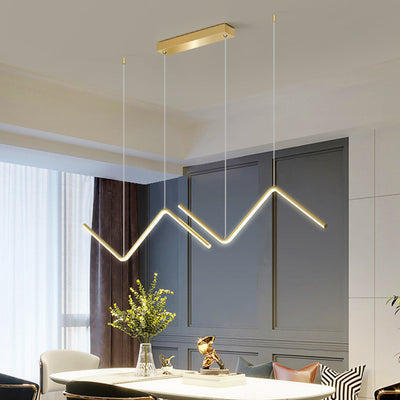 Wave Hanging Light, Modern Pendant Light, Pendant for Dining Room