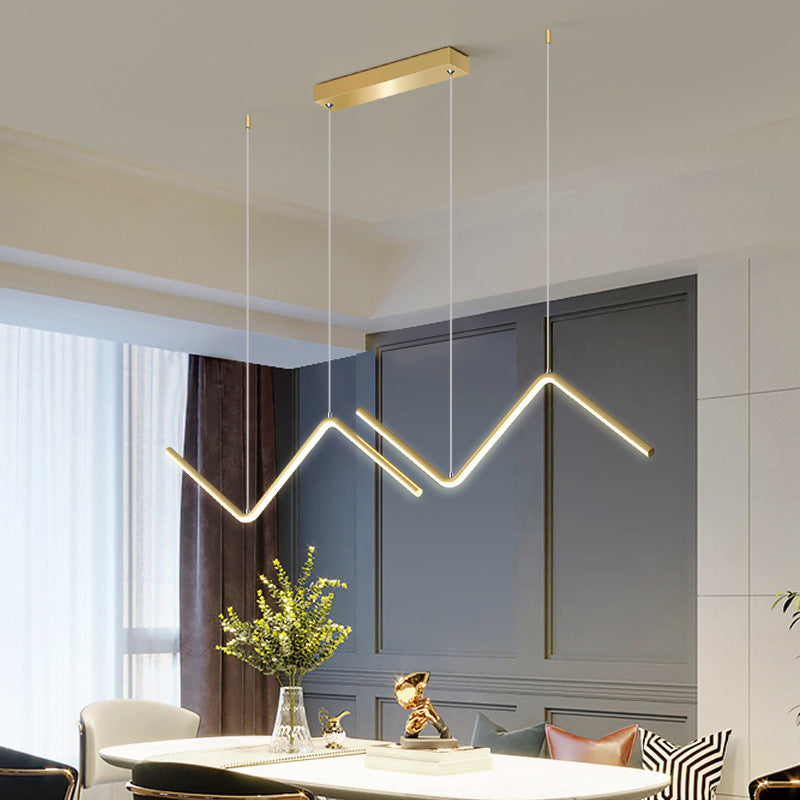 Wave Hanging Light, Modern Pendant Light, Pendant for Dining Room