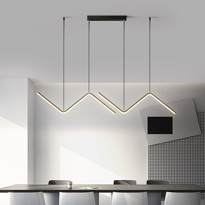 Wave Hanging Light, Modern Pendant Light, Pendant for Dining Room