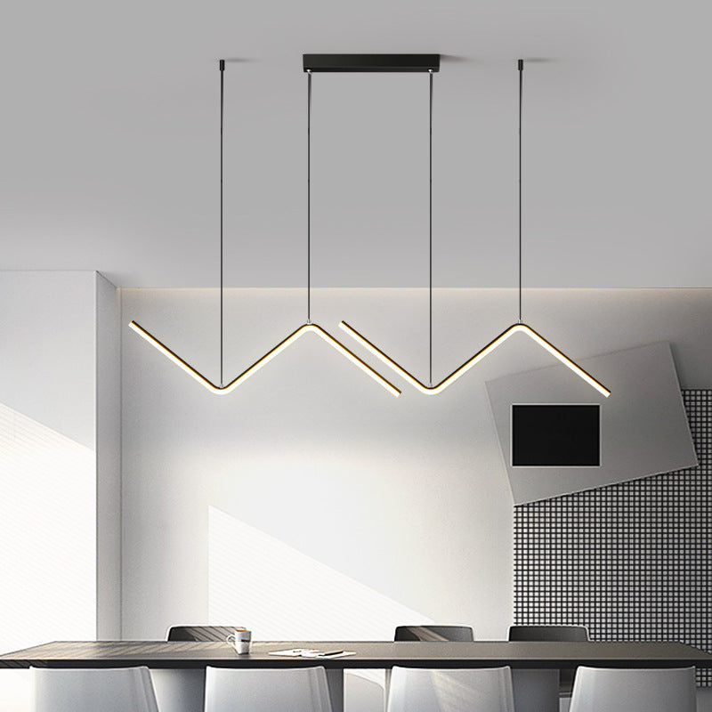 Wave Hanging Light, Modern Pendant Light, Pendant for Dining Room