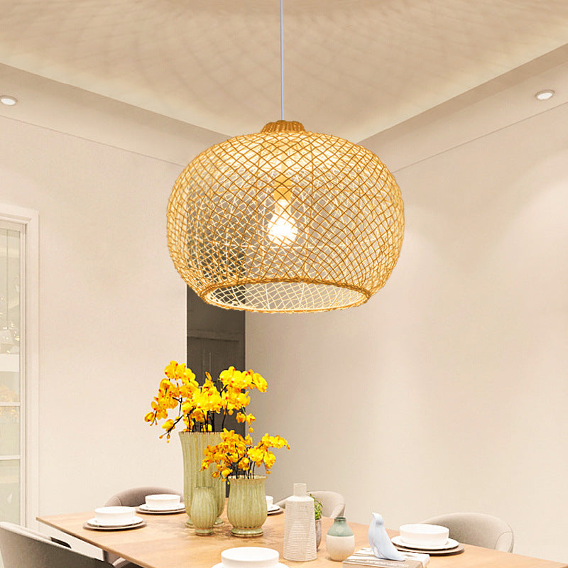 Wicker Chandelier, Pendant Light for Living Room