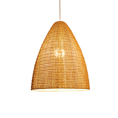 Wicker Hanging Light, Pendant Light for Dining Room