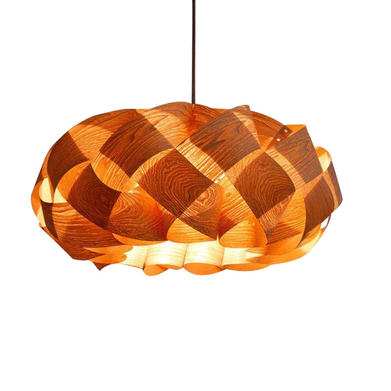 Wicker Pendant Light, Handmade Hanging Light for Living Room