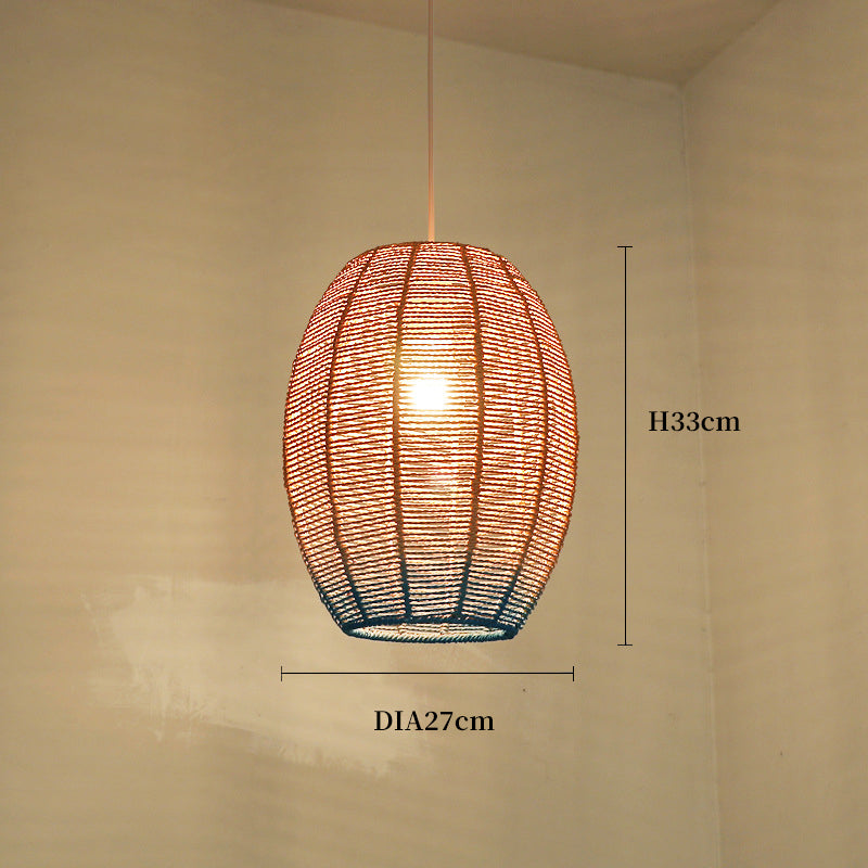 Wicker Rope Pendant Light, Pendant Light for Dining Room