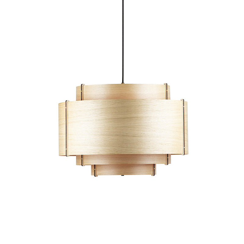 Wooden Vintage Hanging Light, Pendant Light for Living Room